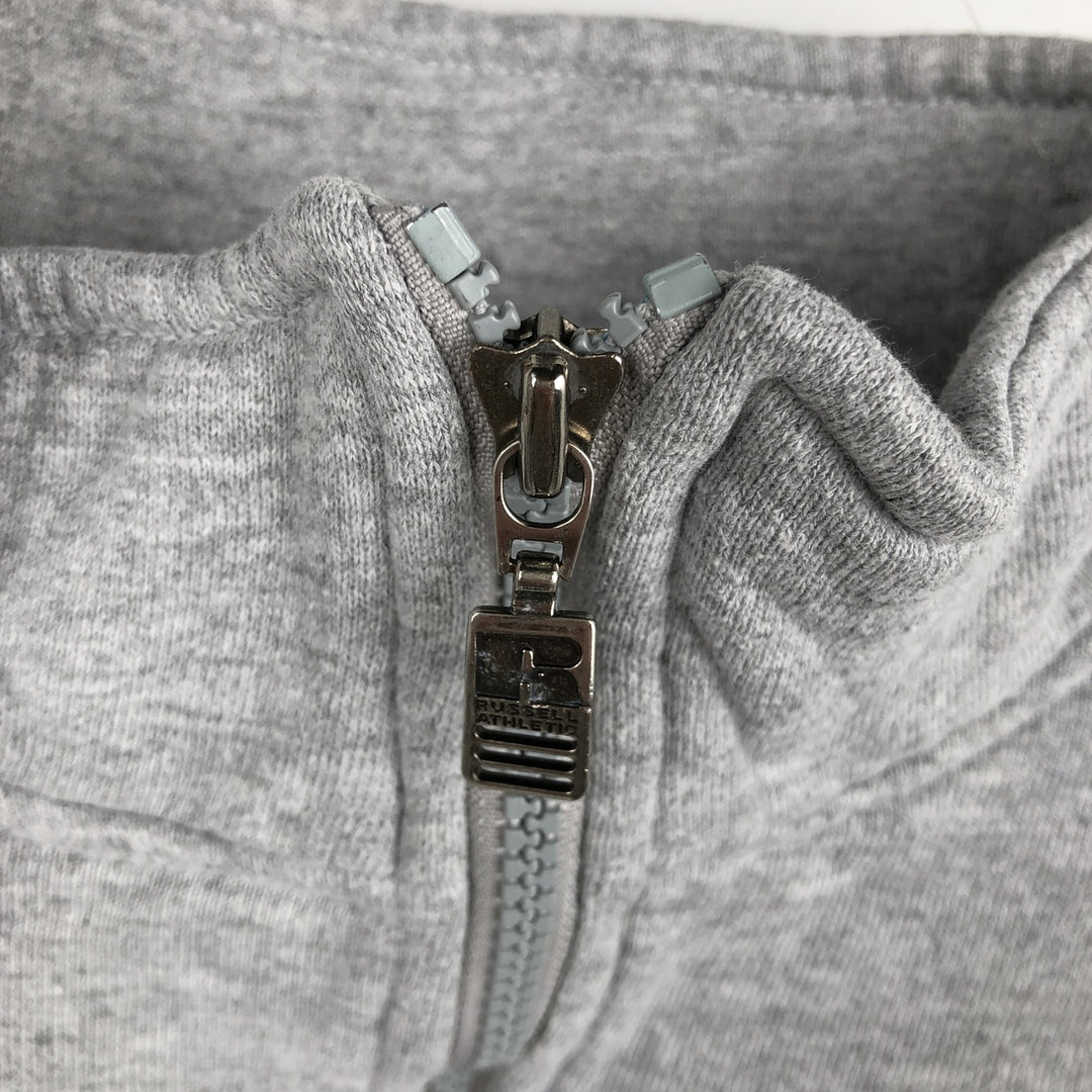 90'S Russell Half-Zip Sweatshirt, Men's Size M (approx.), Vintage polyester gray type Vintage Second Hand