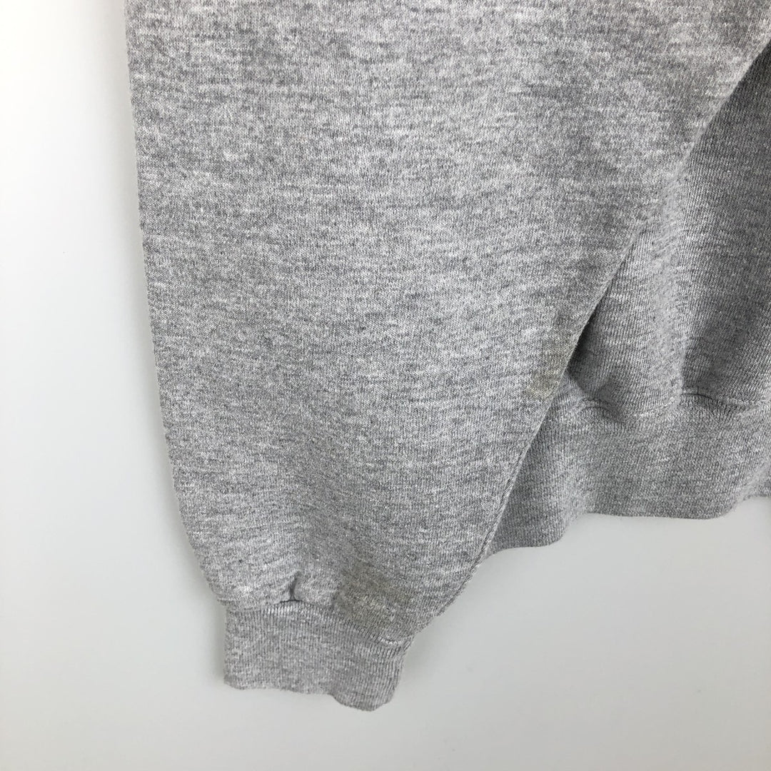 90'S Russell Half-Zip Sweatshirt, Men's Size M (approx.), Vintage polyester gray type Vintage Second Hand