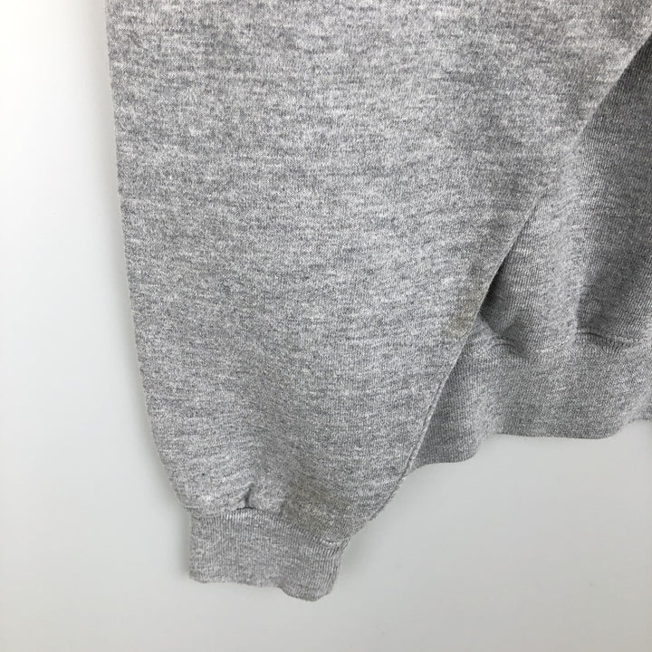 90'S Russell Half-Zip Sweatshirt, Men's Size M (approx.), Vintage polyester gray type Vintage Second Hand