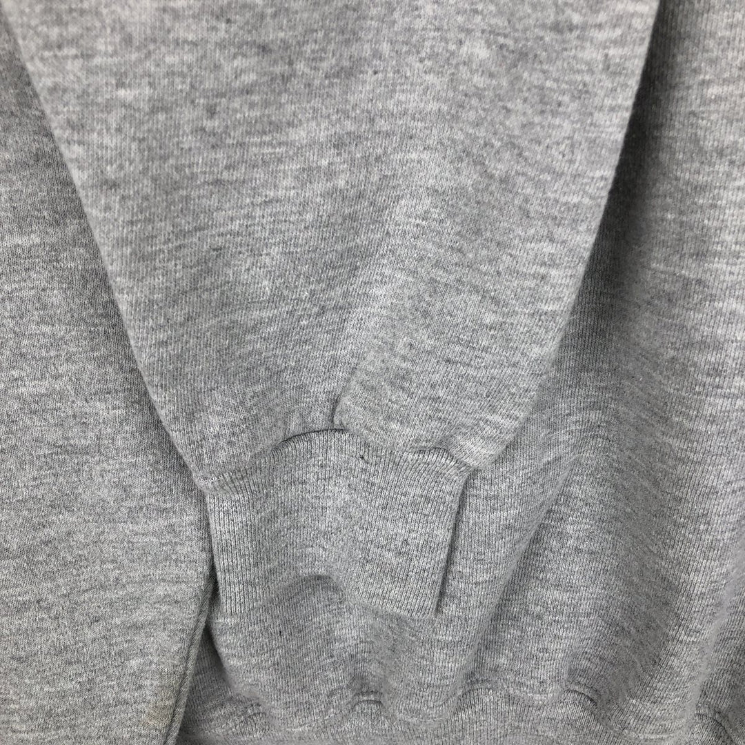 90'S Russell Half-Zip Sweatshirt, Men's Size M (approx.), Vintage polyester gray type Vintage Second Hand