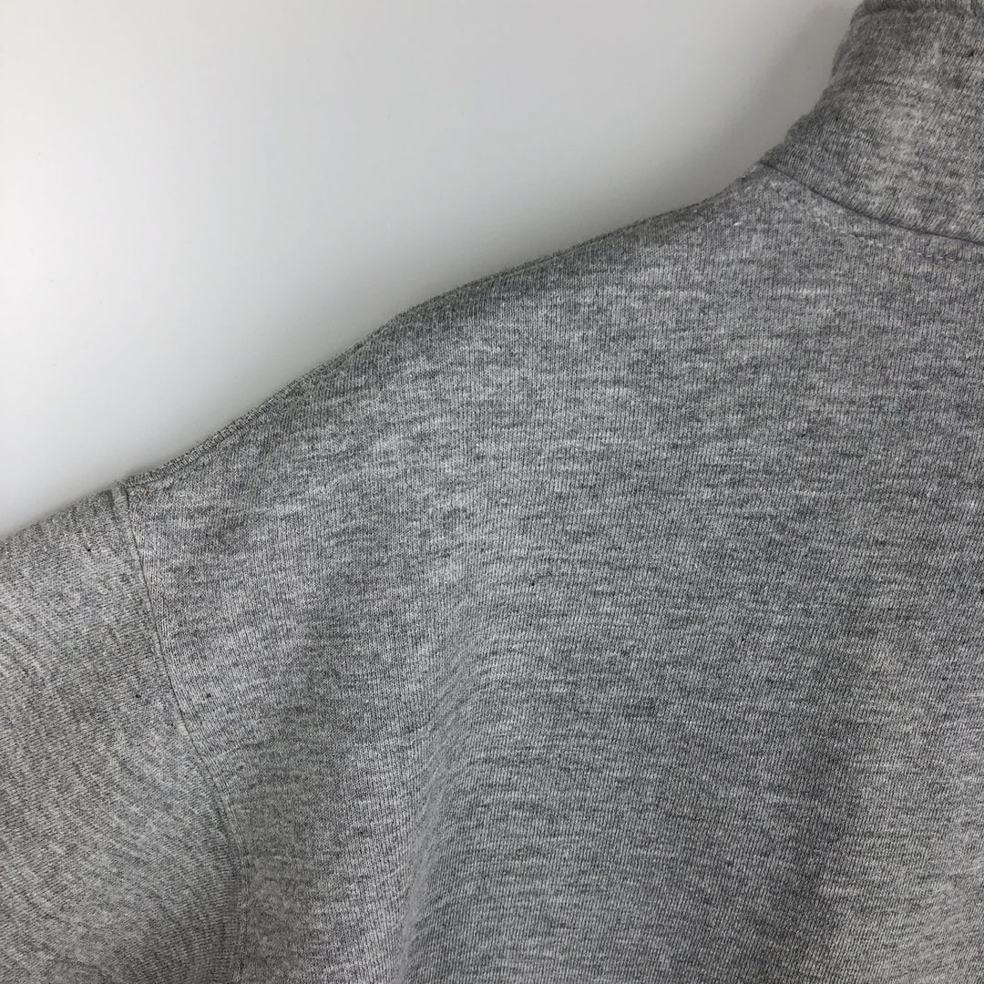 90'S Russell Half-Zip Sweatshirt, Men's Size M (approx.), Vintage polyester gray type Vintage Second Hand