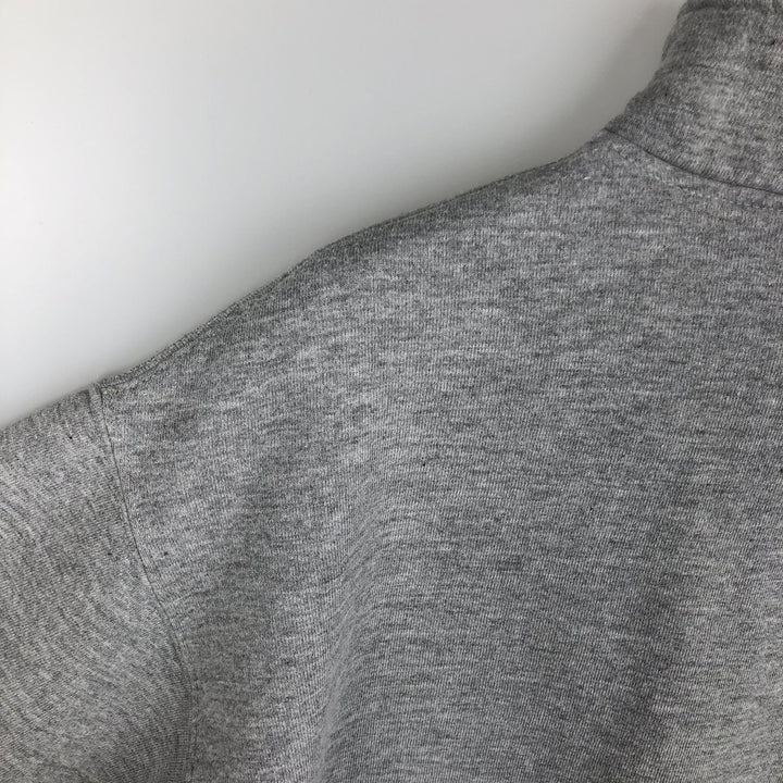 90'S Russell Half-Zip Sweatshirt, Men's Size M (approx.), Vintage polyester gray type Vintage Second Hand