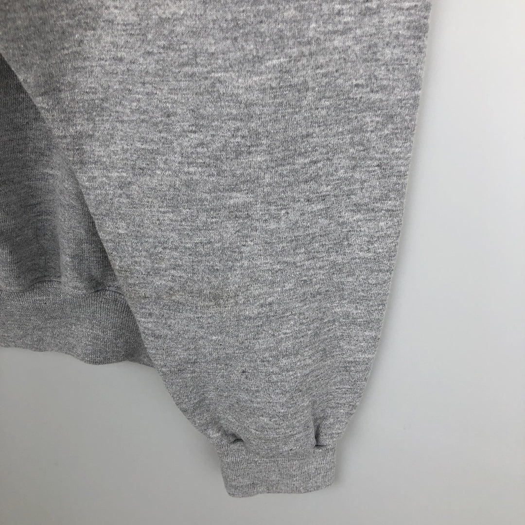 90'S Russell Half-Zip Sweatshirt, Men's Size M (approx.), Vintage polyester gray type Vintage Second Hand