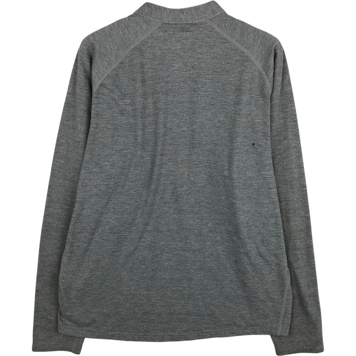 2000'S Patagonia Regulator R.5 21045SP02 Half-Zip Sweatshirt, Made in USA, Men's Size L (approx.) unclear gray type Vintage Second Hand