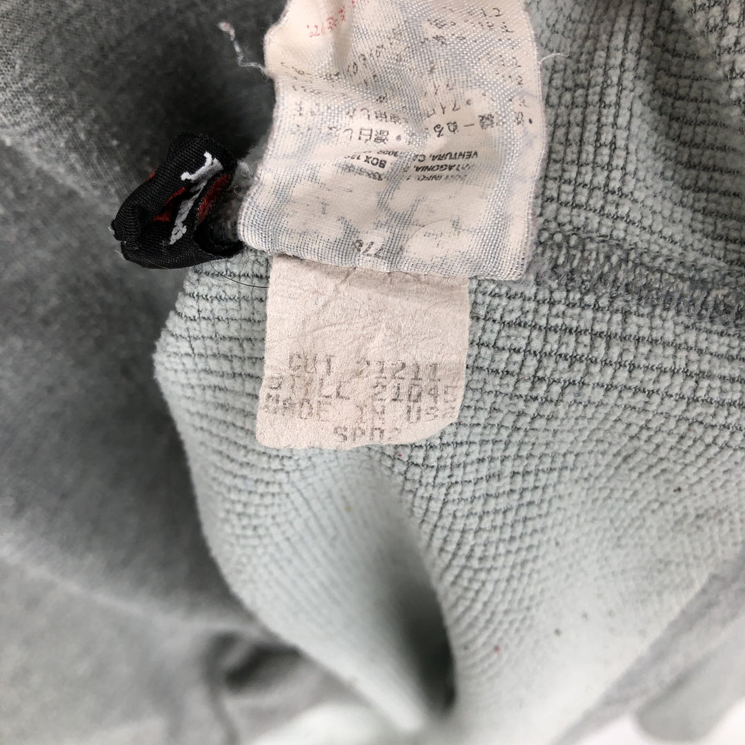 2000'S Patagonia Regulator R.5 21045SP02 Half-Zip Sweatshirt, Made in USA, Men's Size L (approx.) unclear gray type Vintage Second Hand