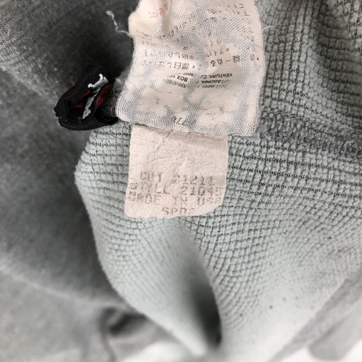 2000'S Patagonia Regulator R.5 21045SP02 Half-Zip Sweatshirt, Made in USA, Men's Size L (approx.) unclear gray type Vintage Second Hand