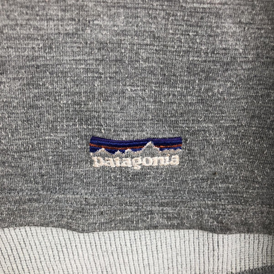 2000'S Patagonia Regulator R.5 21045SP02 Half-Zip Sweatshirt, Made in USA, Men's Size L (approx.) unclear gray type Vintage Second Hand