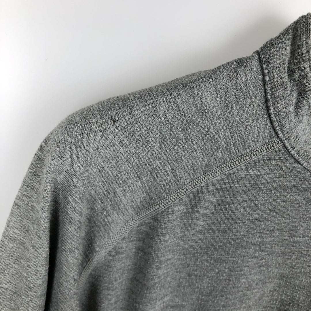 2000'S Patagonia Regulator R.5 21045SP02 Half-Zip Sweatshirt, Made in USA, Men's Size L (approx.) unclear gray type Vintage Second Hand