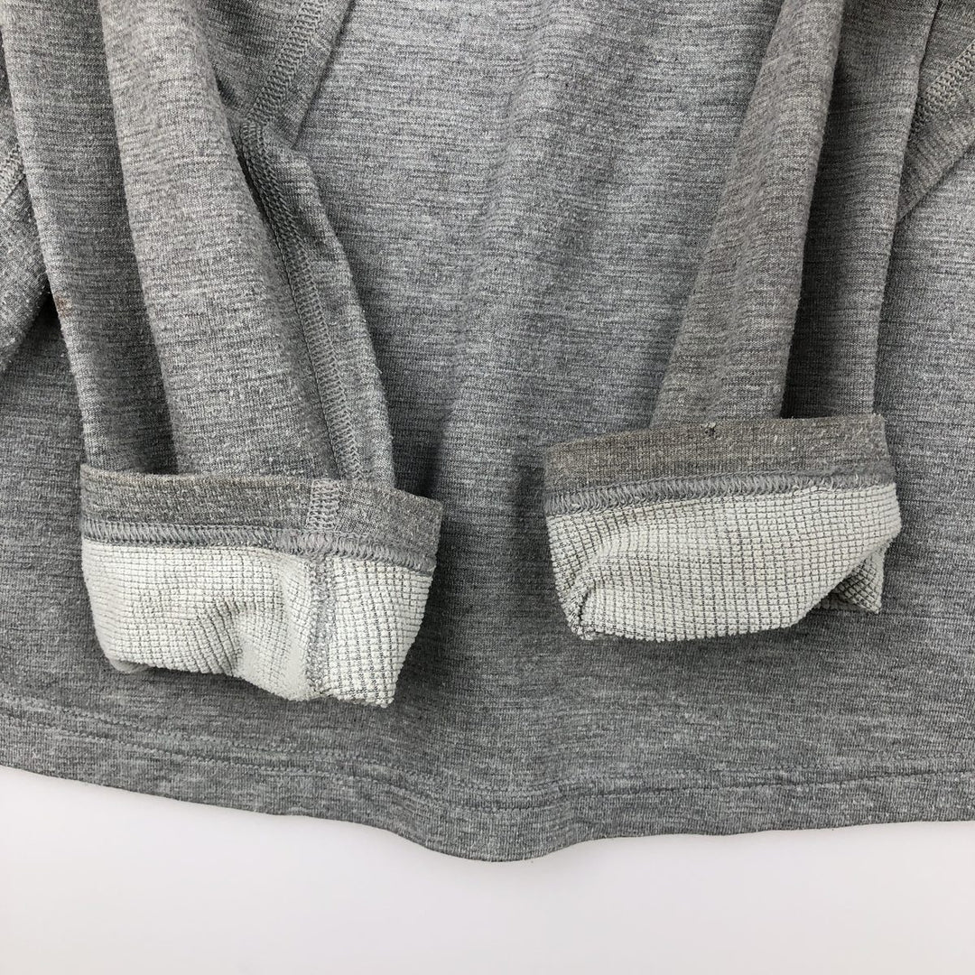 2000'S Patagonia Regulator R.5 21045SP02 Half-Zip Sweatshirt, Made in USA, Men's Size L (approx.) unclear gray type Vintage Second Hand