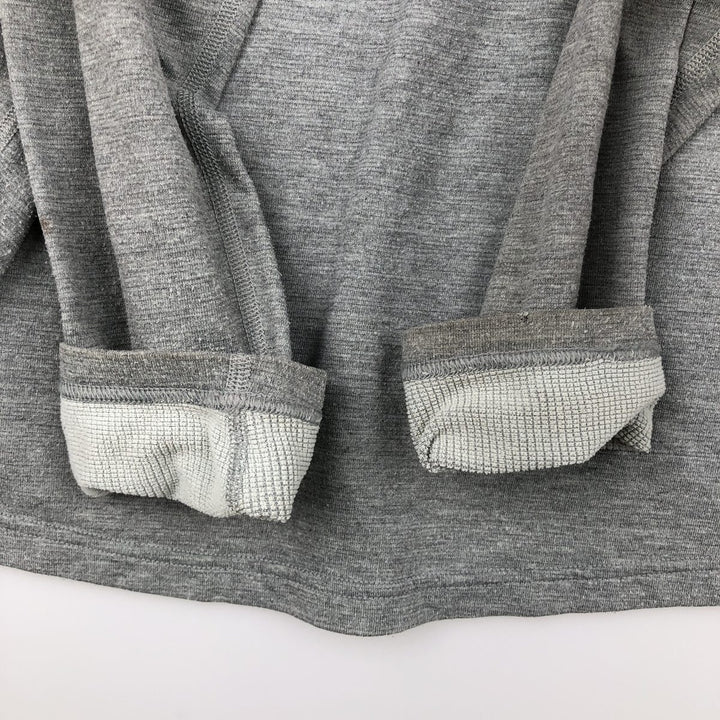 2000'S Patagonia Regulator R.5 21045SP02 Half-Zip Sweatshirt, Made in USA, Men's Size L (approx.) unclear gray type Vintage Second Hand