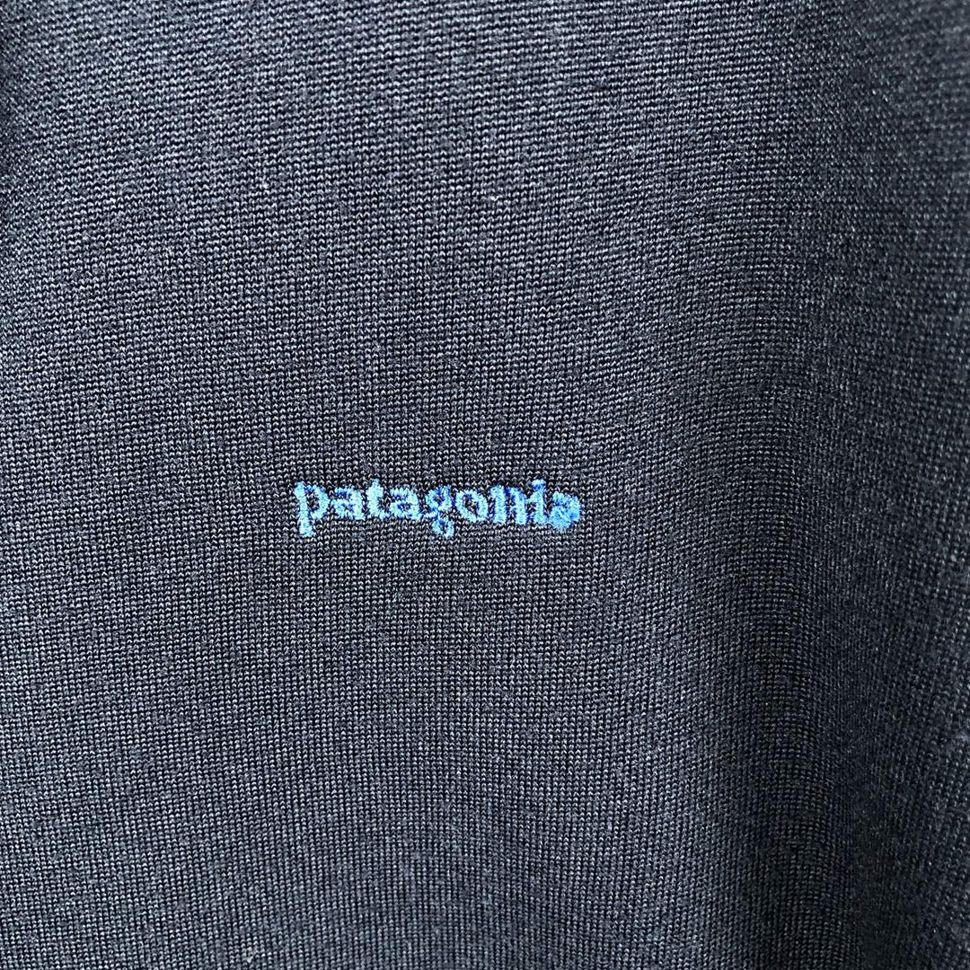 Patagonia CAPILENE Half-Zip Fleece Pullover, Made in USA, Men's XL (approx.) polyester navy blue type Vintage Second Hand