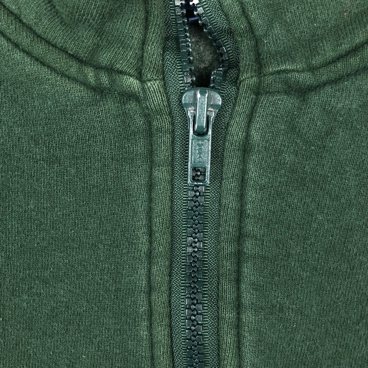 Ralph Lauren POLO by Ralph Lauren Half-Zip Sweatshirt, Made in USA, Men's Size L (approx.) cotton Green type dark green Vintage Second Hand