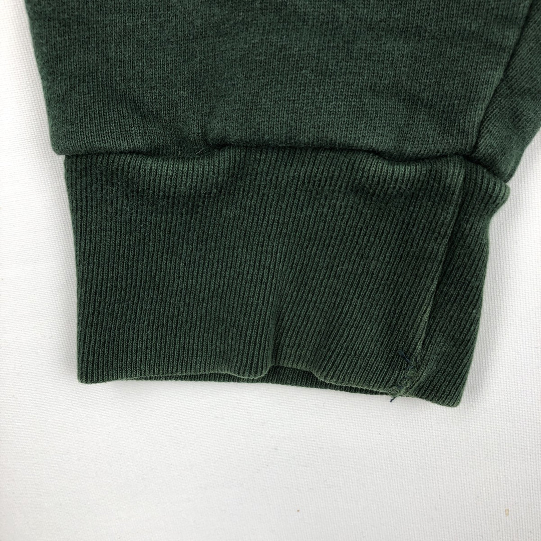 Ralph Lauren POLO by Ralph Lauren Half-Zip Sweatshirt, Made in USA, Men's Size L (approx.) cotton Green type dark green Vintage Second Hand