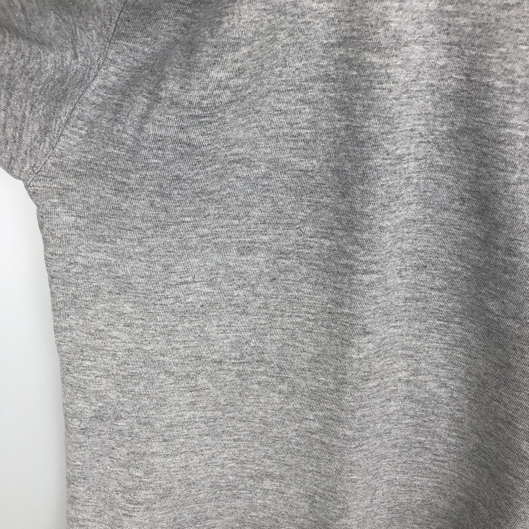 90'S Russell Collared Half-Zip Sweatshirt, Made in USA, Men's XL (approx.), Vintage polyester gray type Vintage Second Hand