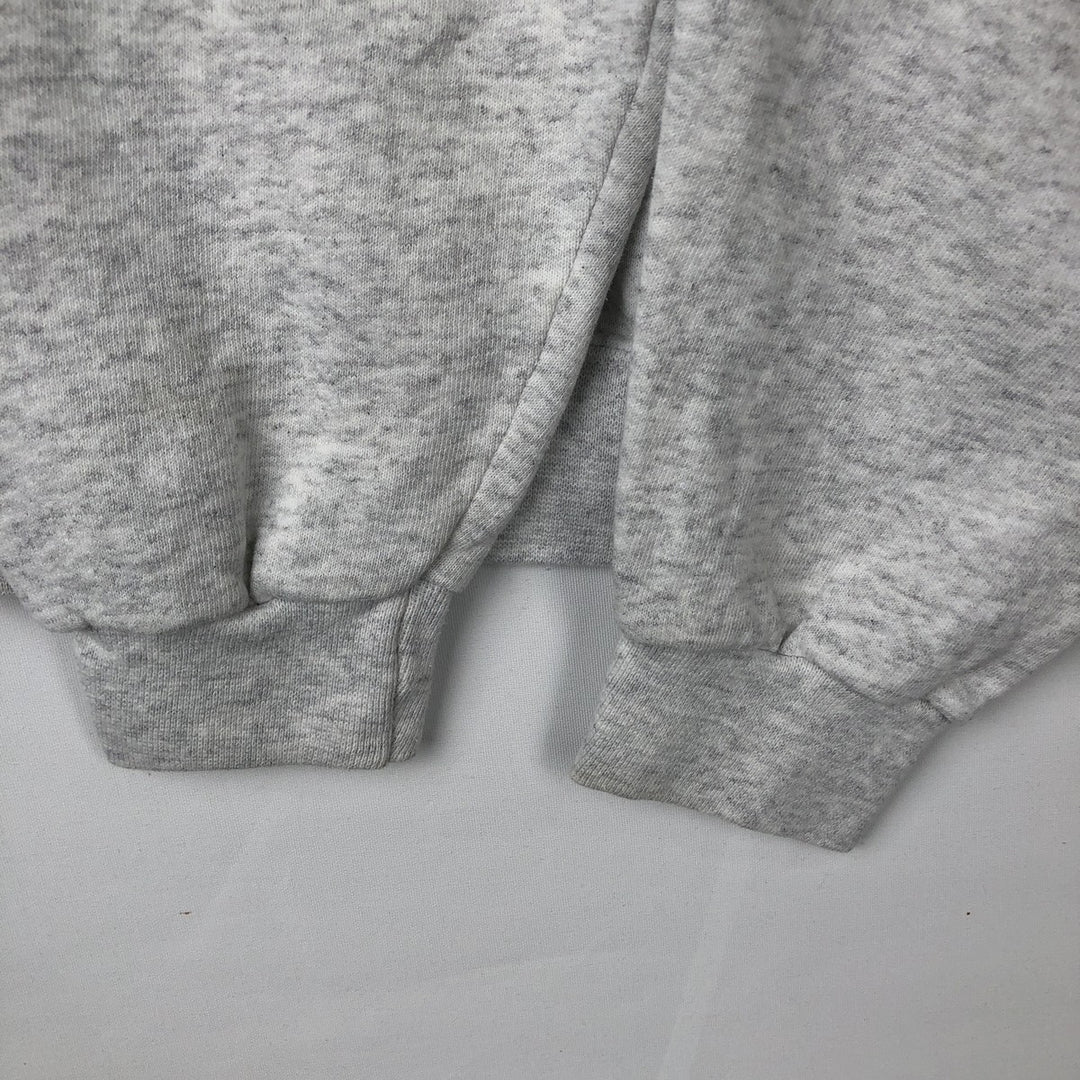 90'S Santee Printed Dog Animal Sweatshirt, Made in USA, Men's Size L (Equivalent), Vintage cotton white type Vintage Second Hand