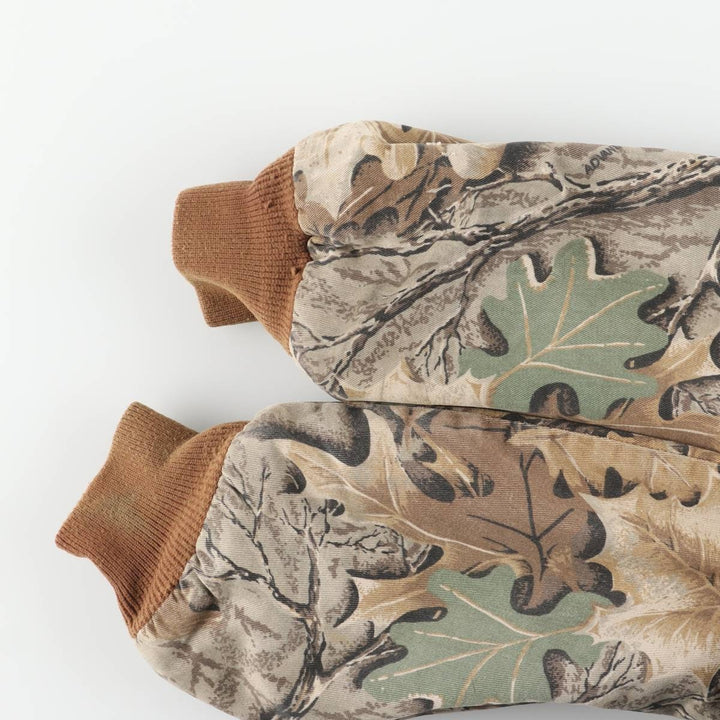 Special discounted price due to minor imperfections: ~90'S WALLS Realtree Camo Cotton Hoodie, Men's Size L (approx.), Vintage cotton brown type Vintage Second Hand