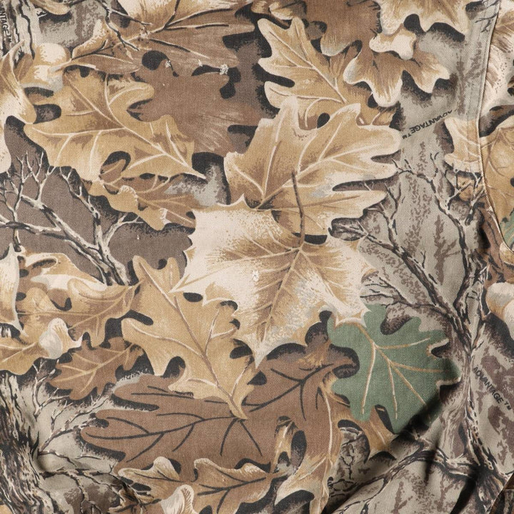 Special discounted price due to minor imperfections: ~90'S WALLS Realtree Camo Cotton Hoodie, Men's Size L (approx.), Vintage cotton brown type Vintage Second Hand