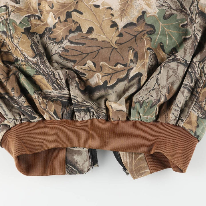 Special discounted price due to minor imperfections: ~90'S WALLS Realtree Camo Cotton Hoodie, Men's Size L (approx.), Vintage cotton brown type Vintage Second Hand