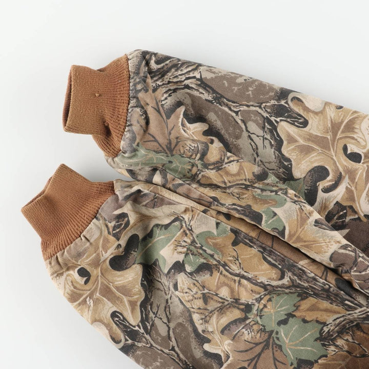 Special discounted price due to minor imperfections: ~90'S WALLS Realtree Camo Cotton Hoodie, Men's Size L (approx.), Vintage cotton brown type Vintage Second Hand