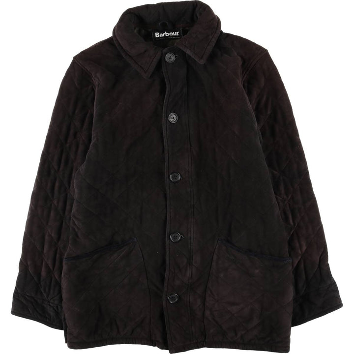Barbour COUNTRY CLASSIC QUILT 3-Warrant Quilted Puffer Jacket (Men's Size L) unclear black type Vintage Second Hand