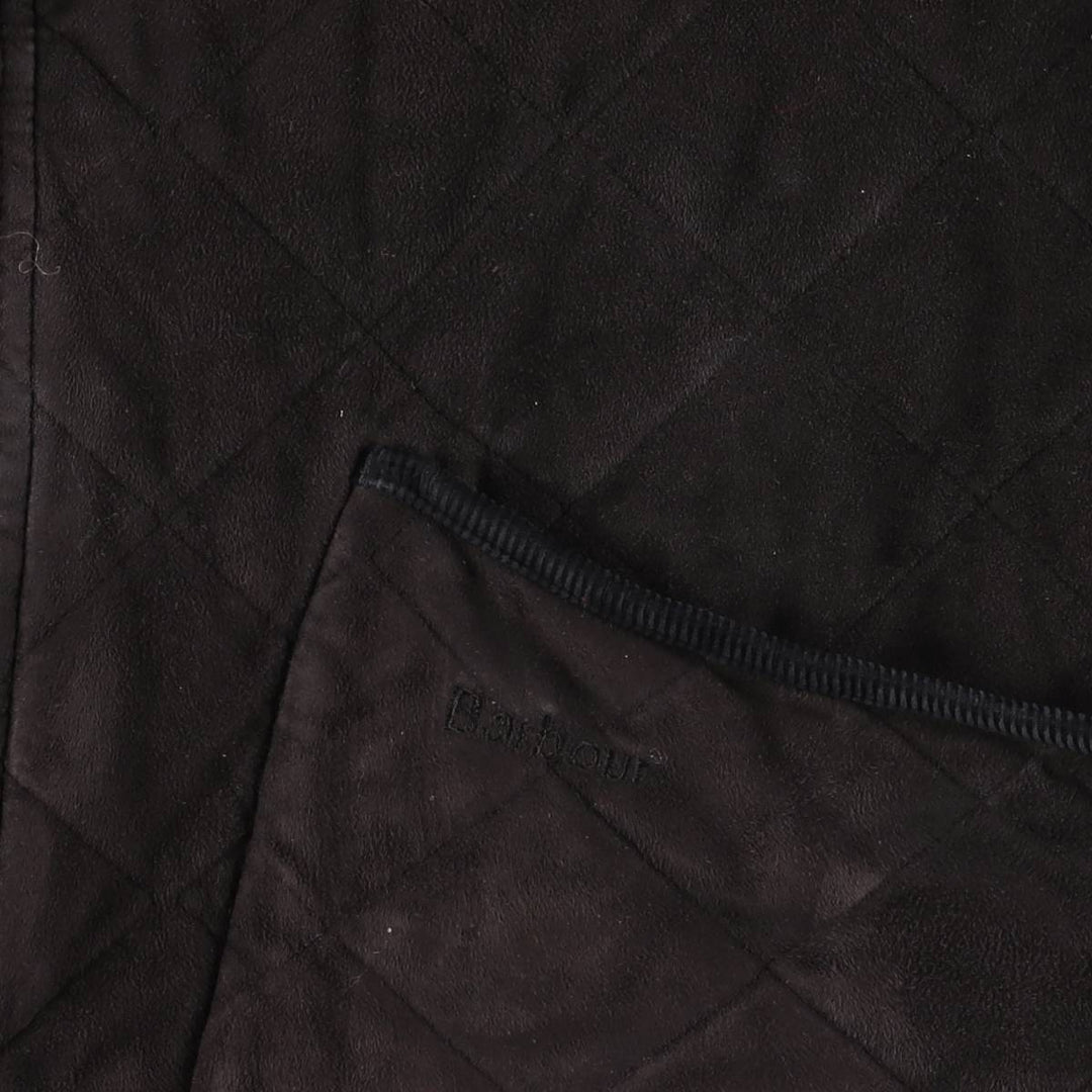 Barbour COUNTRY CLASSIC QUILT 3-Warrant Quilted Puffer Jacket (Men's Size L) unclear black type Vintage Second Hand