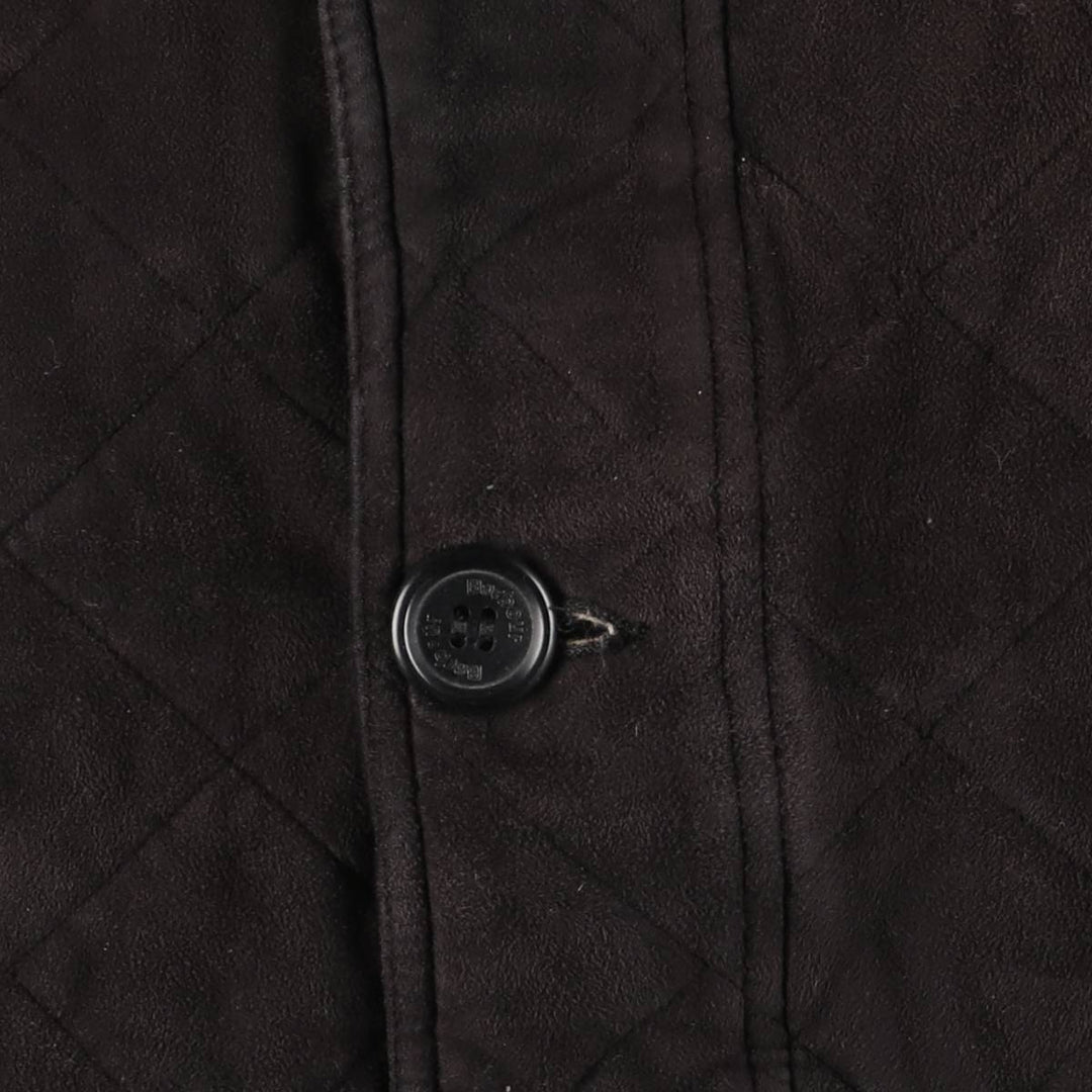 Barbour COUNTRY CLASSIC QUILT 3-Warrant Quilted Puffer Jacket (Men's Size L) unclear black type Vintage Second Hand