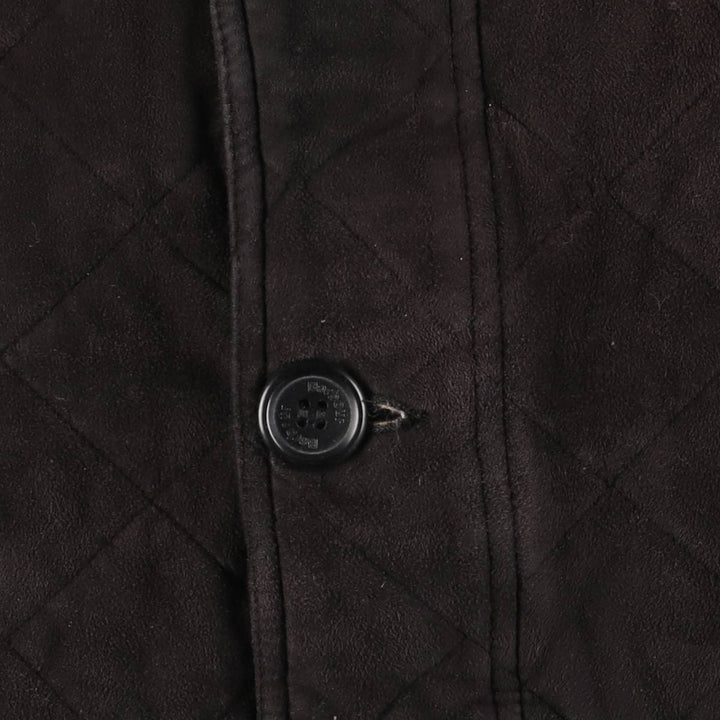 Barbour COUNTRY CLASSIC QUILT 3-Warrant Quilted Puffer Jacket (Men's Size L) unclear black type Vintage Second Hand