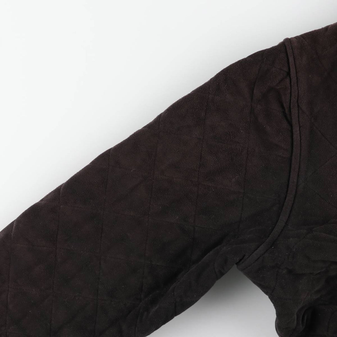 Barbour COUNTRY CLASSIC QUILT 3-Warrant Quilted Puffer Jacket (Men's Size L) unclear black type Vintage Second Hand