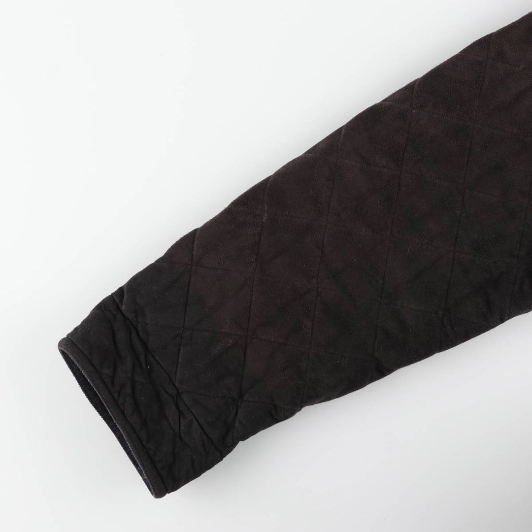 Barbour COUNTRY CLASSIC QUILT 3-Warrant Quilted Puffer Jacket (Men's Size L) unclear black type Vintage Second Hand