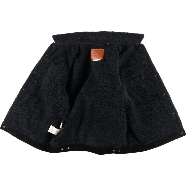 Levi's Trucker Jacket, Corduroy Boa Jacket, Men's XL cotton black type Vintage Second Hand