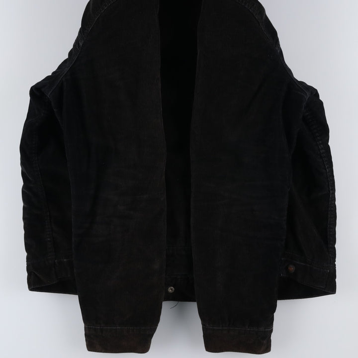 Levi's Trucker Jacket, Corduroy Boa Jacket, Men's XL cotton black type Vintage Second Hand