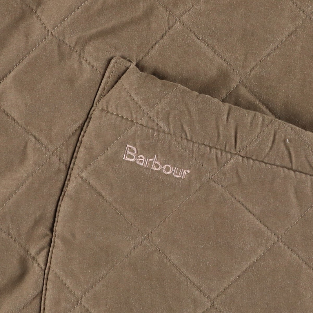 2000'S Barbour Microfibre Polarquilt 3-Warrant Quilted Puffer Jacket, Men's Size XL (approx.) polyester Khaki type Vintage Second Hand