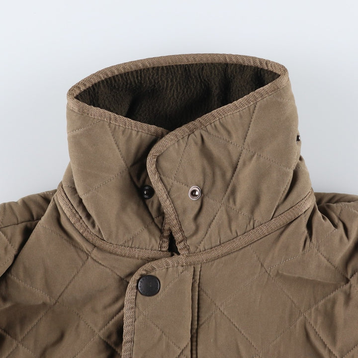 2000'S Barbour Microfibre Polarquilt 3-Warrant Quilted Puffer Jacket, Men's Size XL (approx.) polyester Khaki type Vintage Second Hand