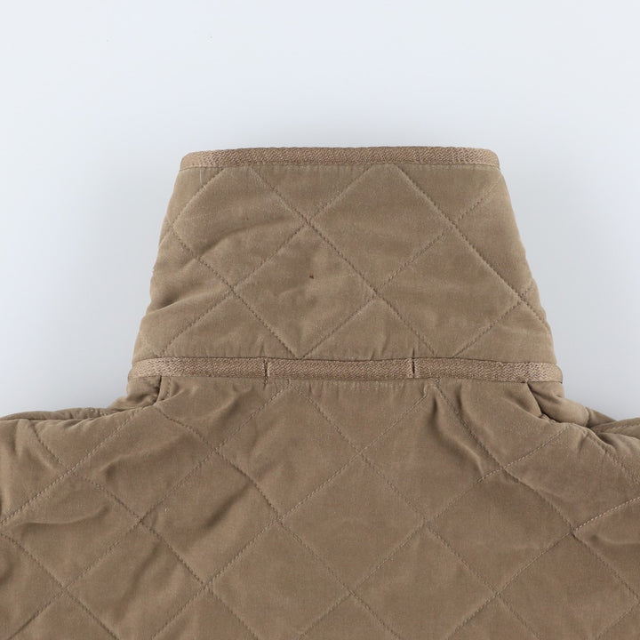 2000'S Barbour Microfibre Polarquilt 3-Warrant Quilted Puffer Jacket, Men's Size XL (approx.) polyester Khaki type Vintage Second Hand
