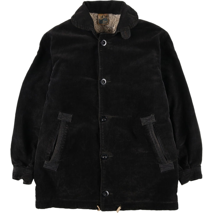 Corduroy jacket, made in Italy, men's size M (approx.), vintage. cotton black type Vintage Second Hand