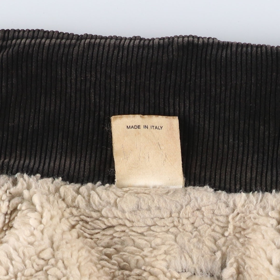 Corduroy jacket, made in Italy, men's size M (approx.), vintage. cotton black type Vintage Second Hand