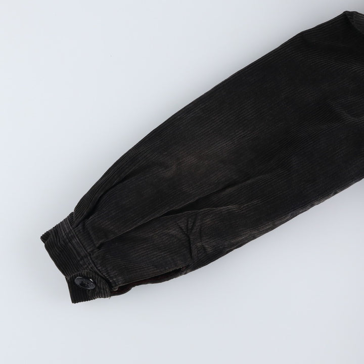Corduroy jacket, made in Italy, men's size M (approx.), vintage. cotton black type Vintage Second Hand