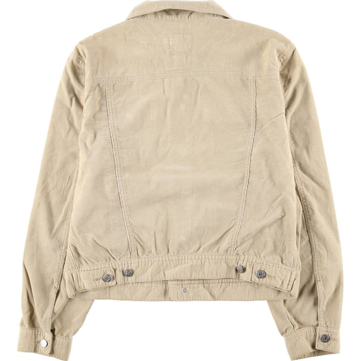 90s-00'S Calvin Klein Jeans Corduroy Jacket, Men's Size L (approx.), Vintage cotton Beige type Vintage Second Hand