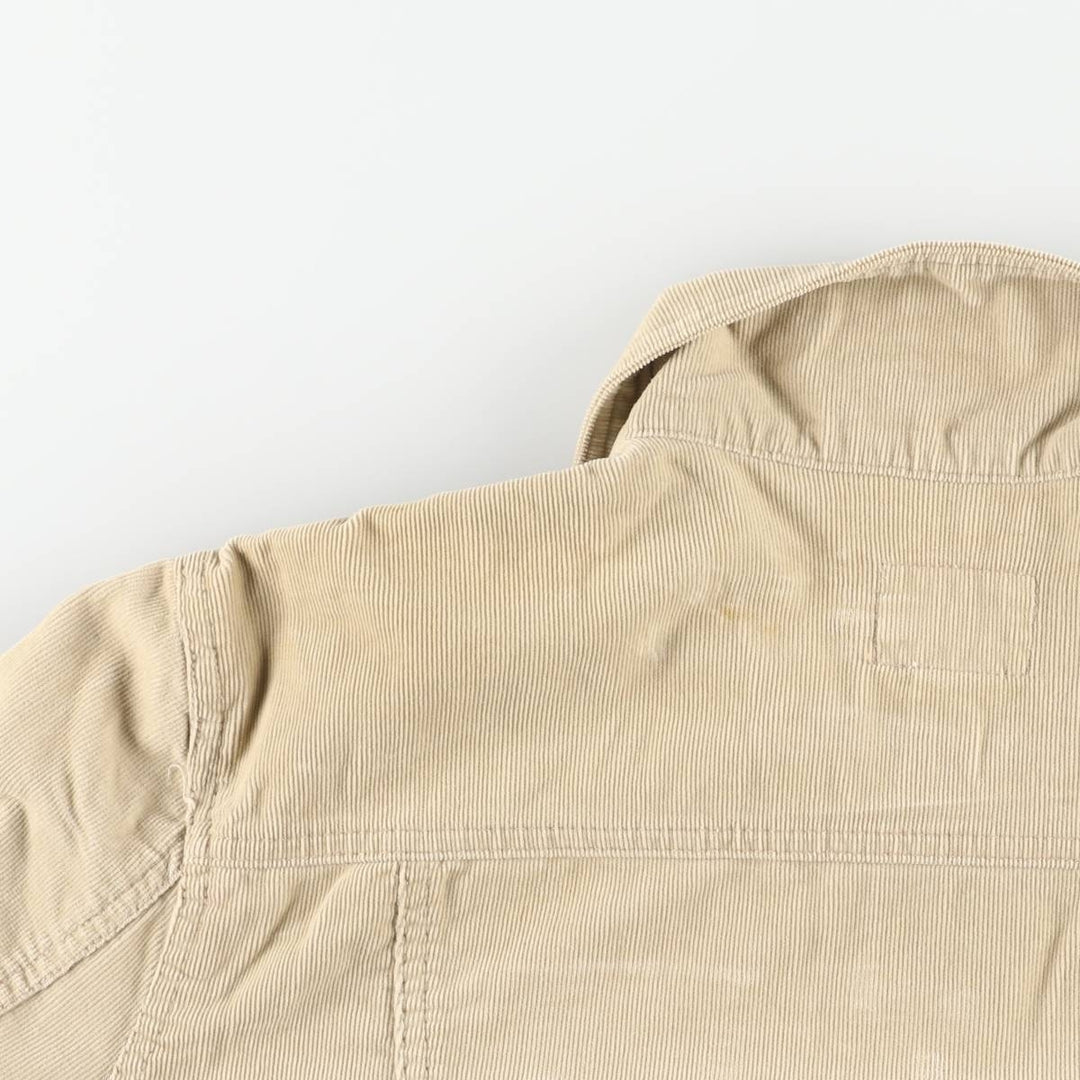 90s-00'S Calvin Klein Jeans Corduroy Jacket, Men's Size L (approx.), Vintage cotton Beige type Vintage Second Hand