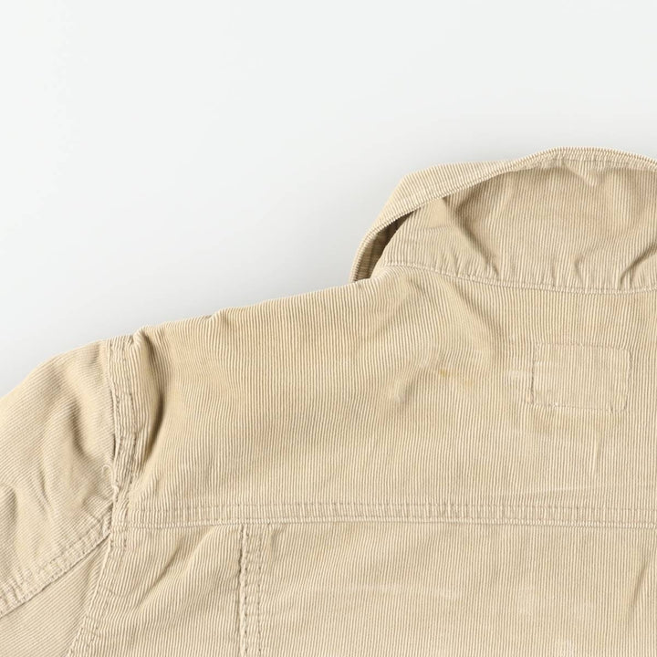 90s-00'S Calvin Klein Jeans Corduroy Jacket, Men's Size L (approx.), Vintage cotton Beige type Vintage Second Hand