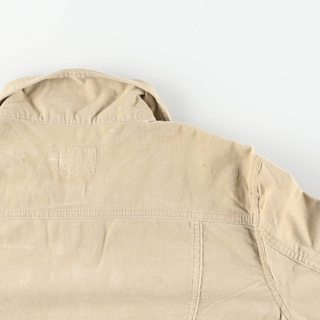 90s-00'S Calvin Klein Jeans Corduroy Jacket, Men's Size L (approx.), Vintage cotton Beige type Vintage Second Hand