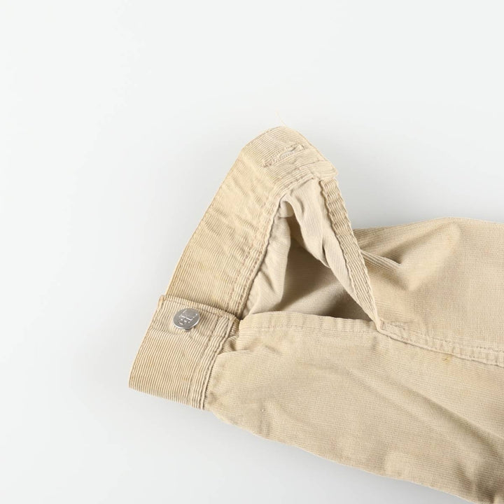 90s-00'S Calvin Klein Jeans Corduroy Jacket, Men's Size L (approx.), Vintage cotton Beige type Vintage Second Hand