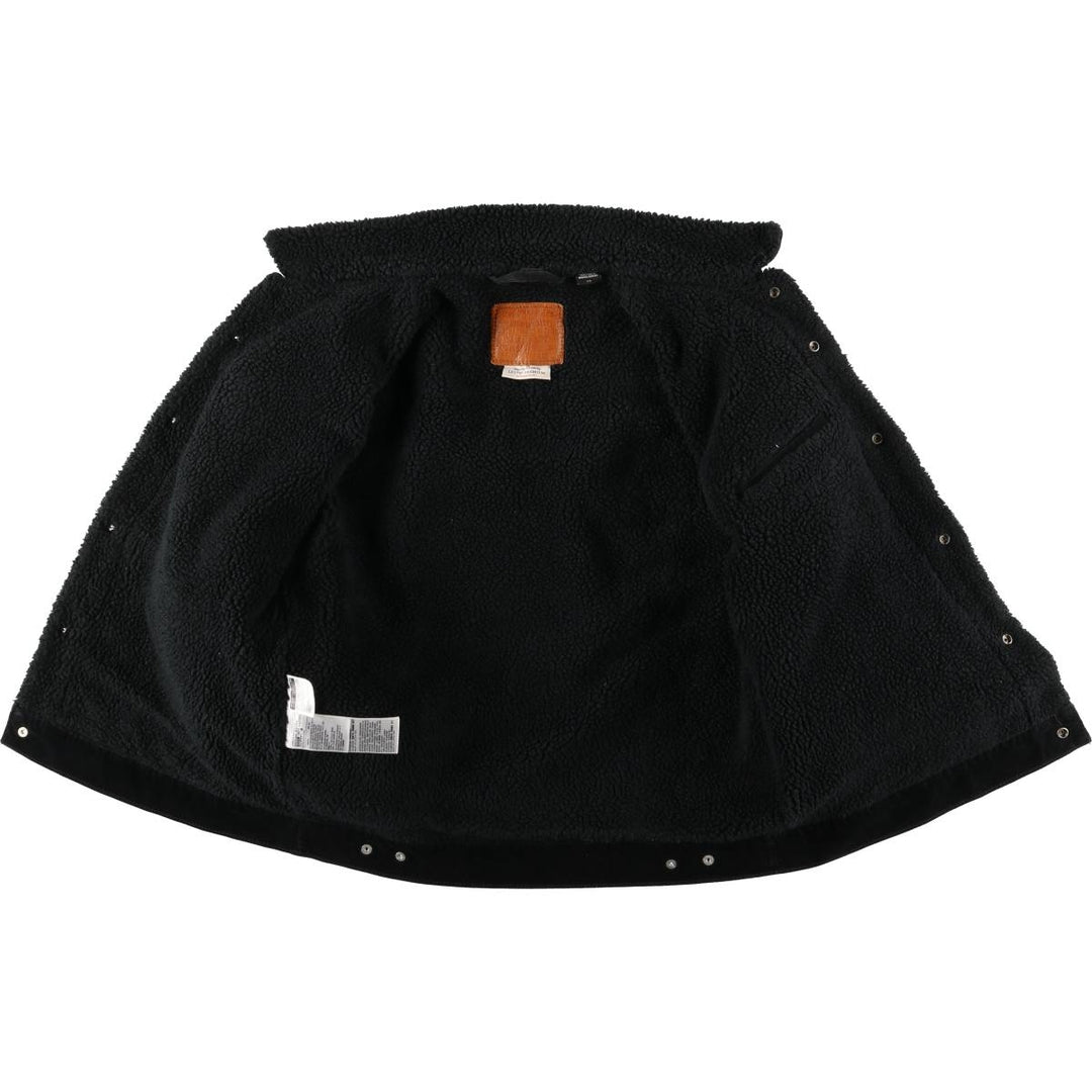 Levi's Trucker Jacket, Corduroy Boa Jacket, Men's Size L cotton black type Vintage Second Hand