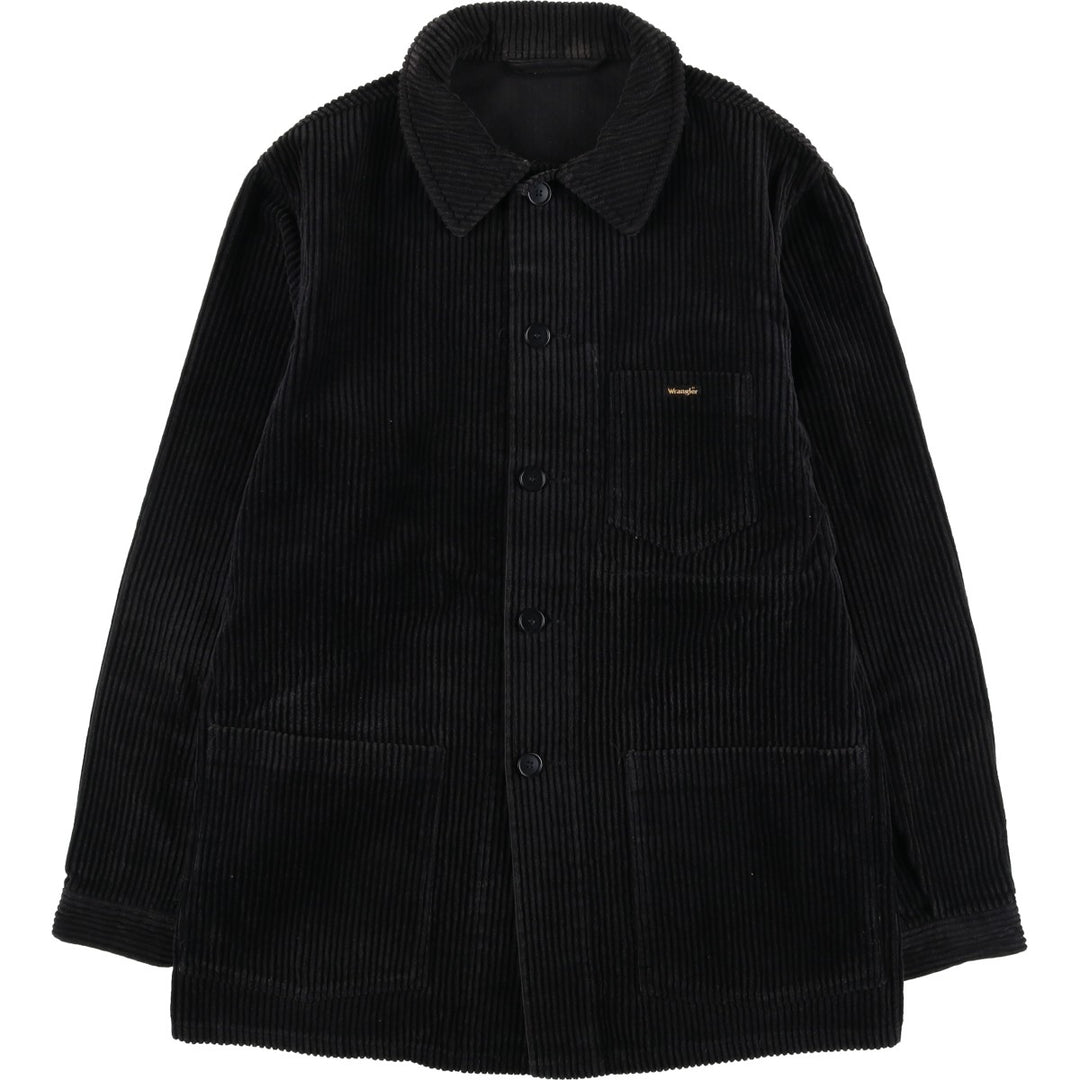 Wrangler corduroy jacket/coverall, made in Italy, men's size M equivalent, vintage. cotton black type Vintage Second Hand
