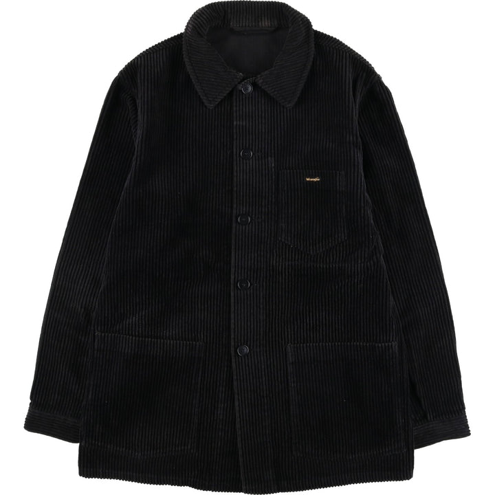 Wrangler corduroy jacket/coverall, made in Italy, men's size M equivalent, vintage. cotton black type Vintage Second Hand