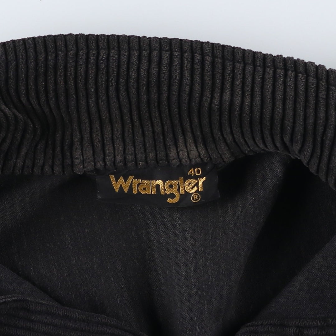 Wrangler corduroy jacket/coverall, made in Italy, men's size M equivalent, vintage. cotton black type Vintage Second Hand