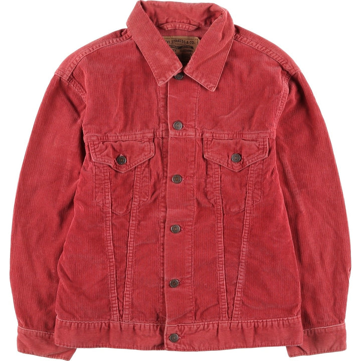 Levi's Trucker Jacket, Corduroy Jacket, Men's Size L unclear red type Vintage Second Hand