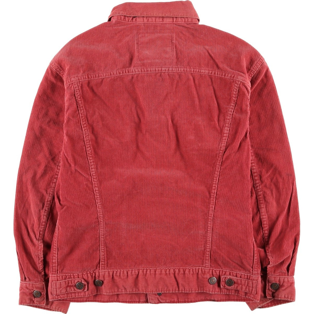 Levi's Trucker Jacket, Corduroy Jacket, Men's Size L unclear red type Vintage Second Hand