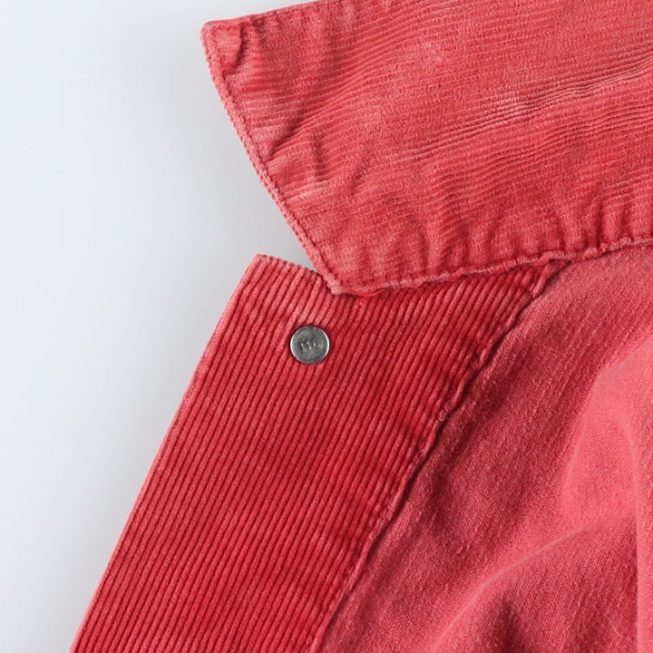 Levi's Trucker Jacket, Corduroy Jacket, Men's Size L unclear red type Vintage Second Hand