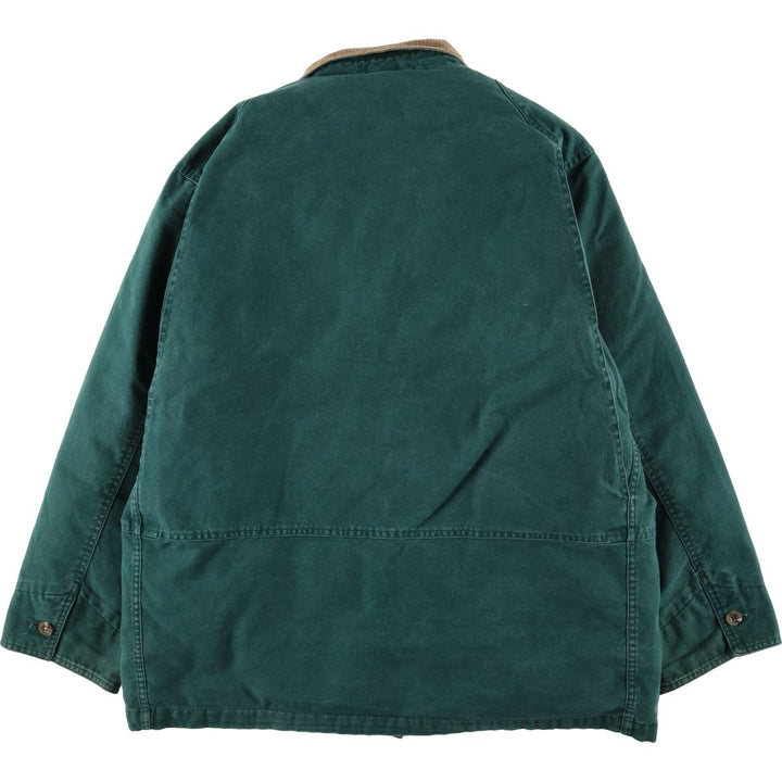 1990'S Eddie Bauer Hunting Jacket, Men's Size S (approx.) cotton green type Vintage Second Hand